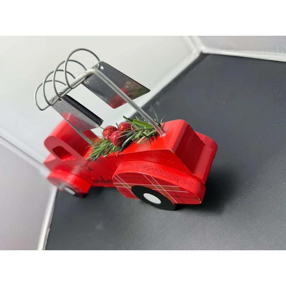 Red Truck‎ wood Christmas Countdown Calendar Days Til Christmas Holiday Decor